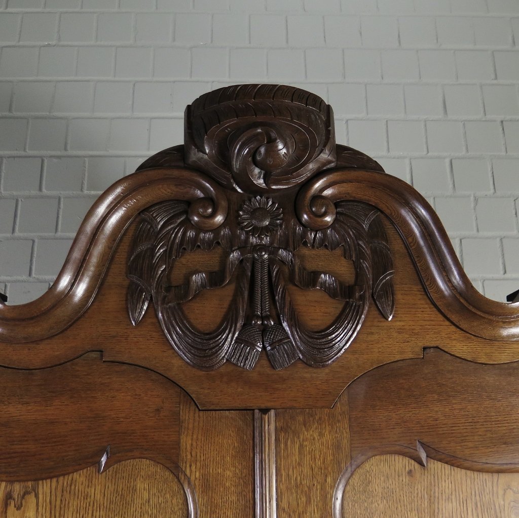 Kabinettschrank Schrank Neubarock 1880 Eiche