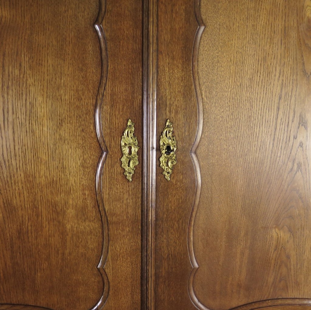 Kabinettschrank Schrank Neubarock 1880 Eiche