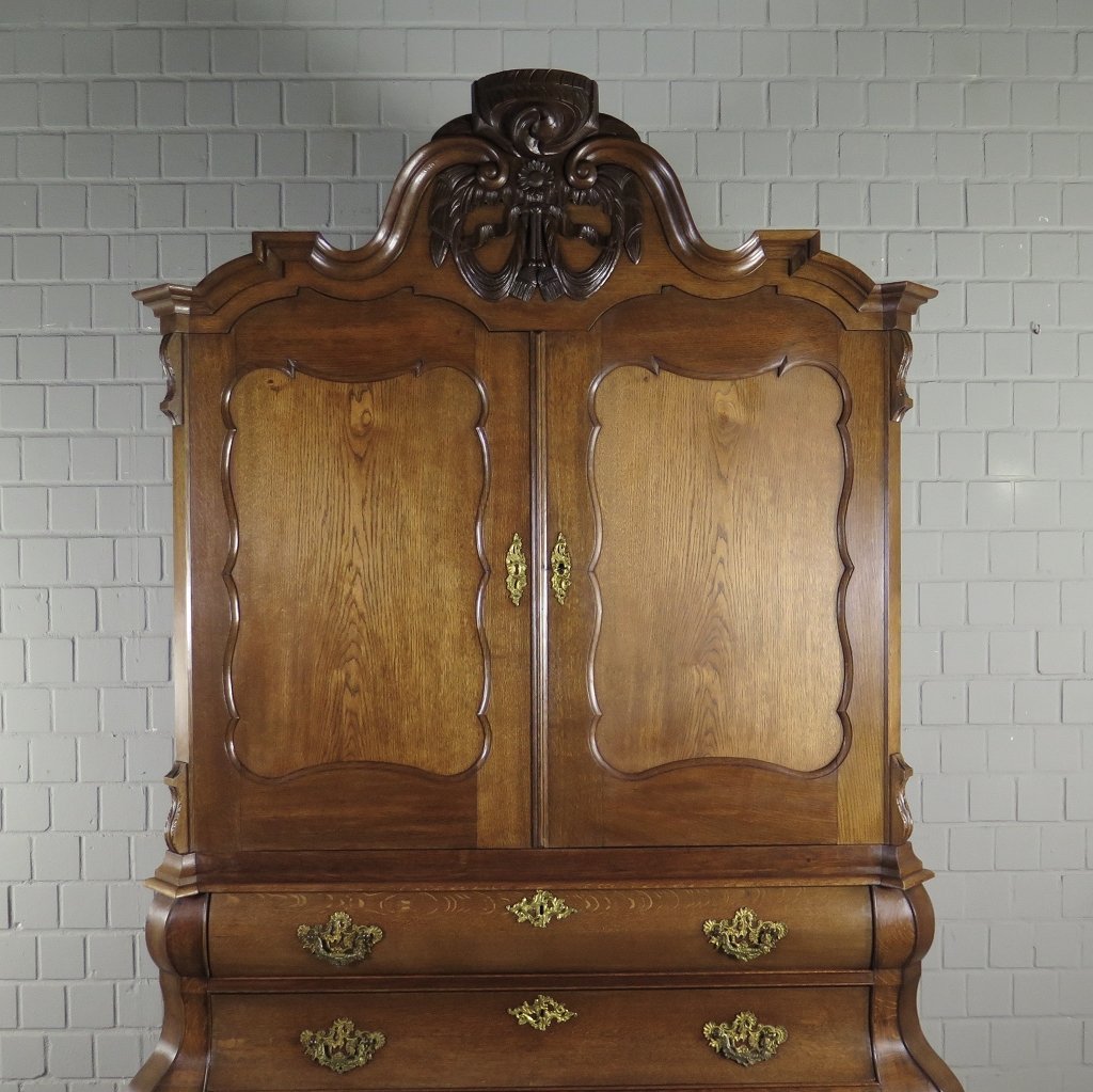 Kabinettschrank Schrank Neubarock 1880 Eiche