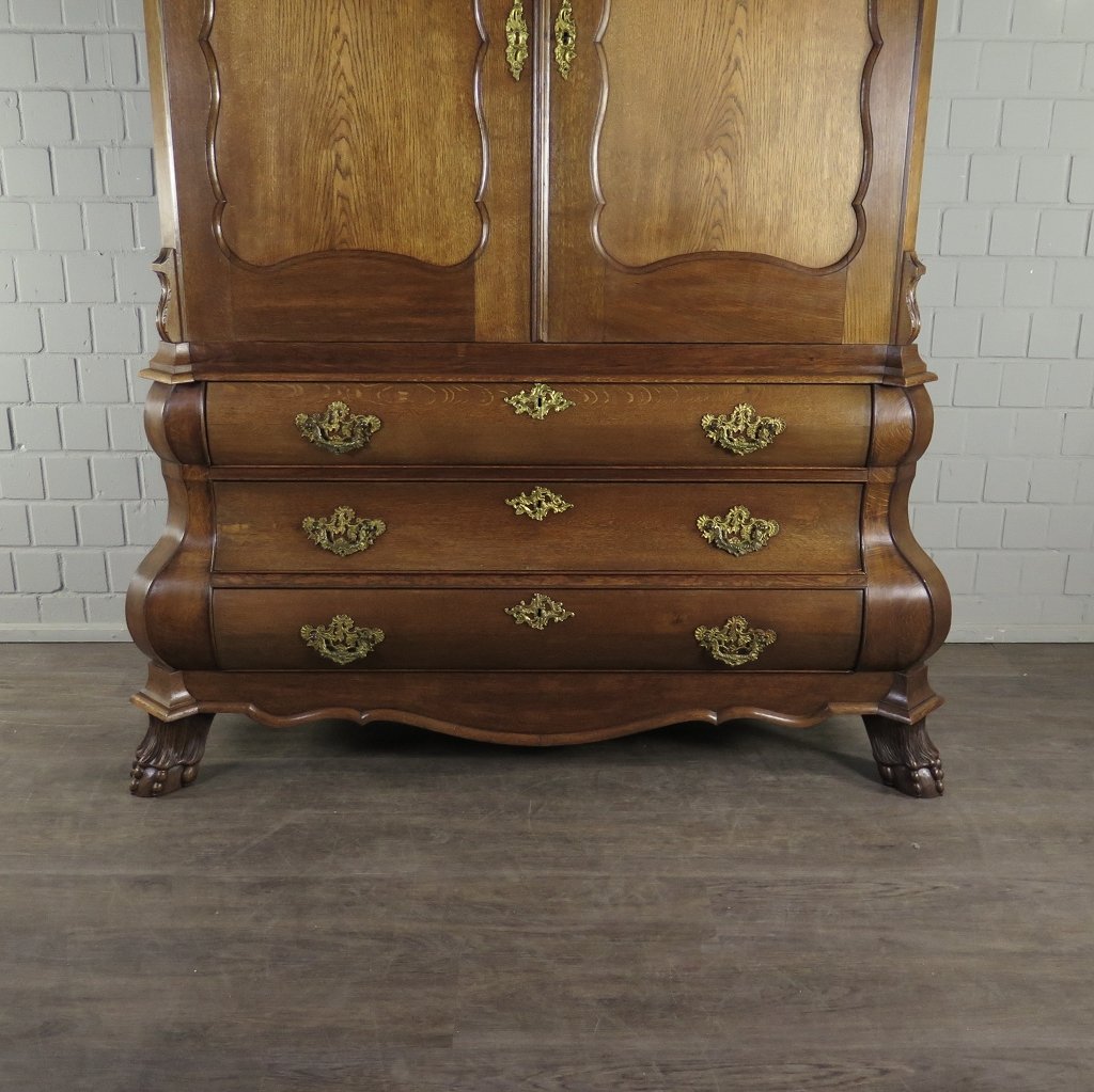 Kabinettschrank Schrank Neubarock 1880 Eiche