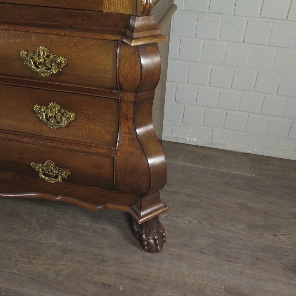 Kabinettschrank Schrank Neubarock 1880 Eiche