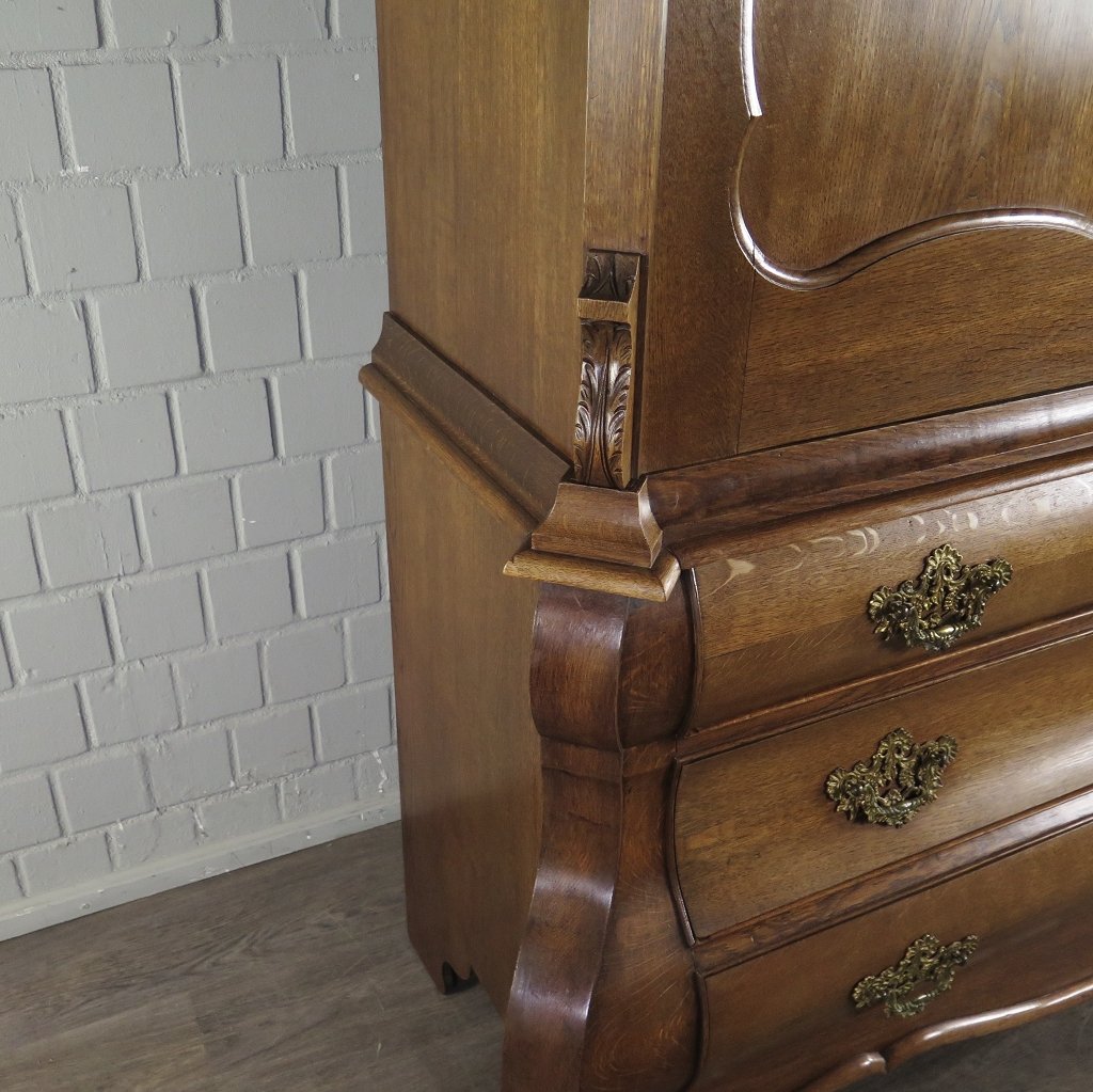 Kabinettschrank Schrank Neubarock 1880 Eiche