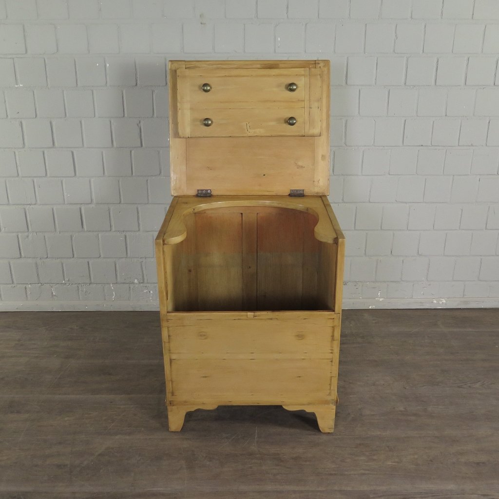 WC-Schrank Toilettenschränkchen Jugendstil 1910 Kiefer