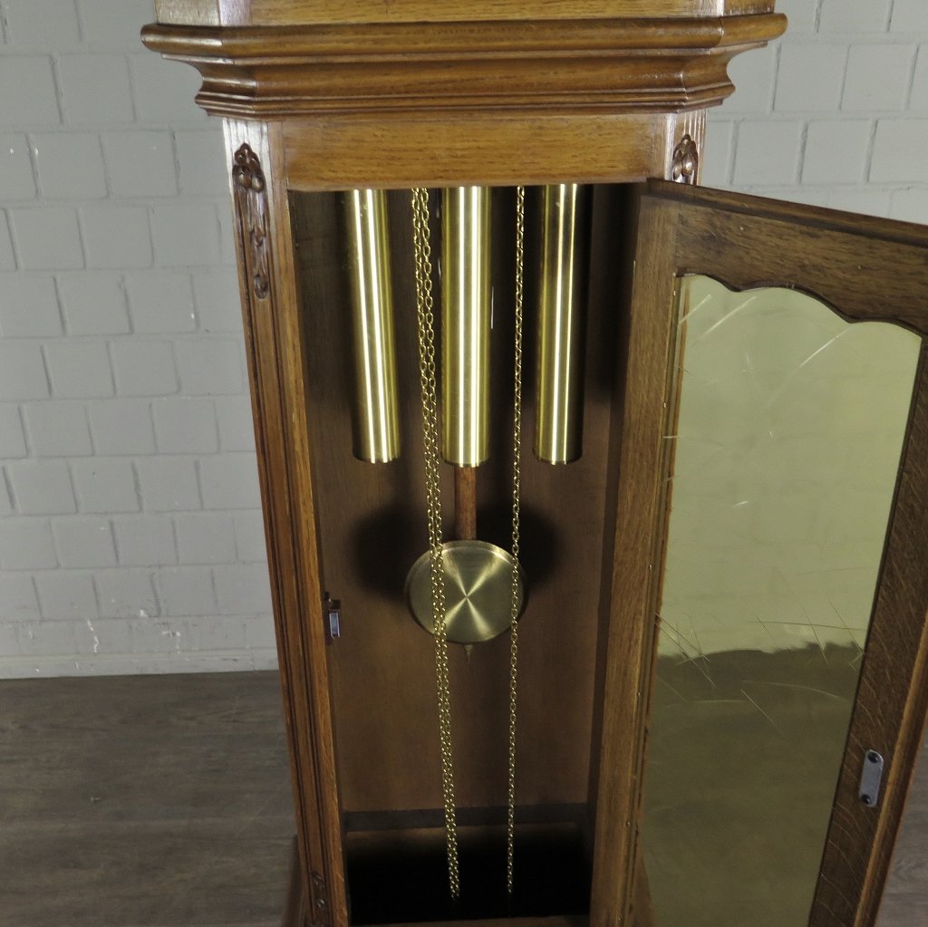 Standuhr Uhr Warmink Eiche Westminster