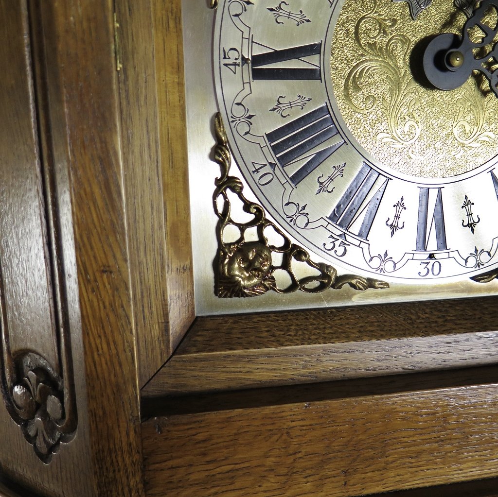 Standuhr Uhr Warmink Eiche Westminster
