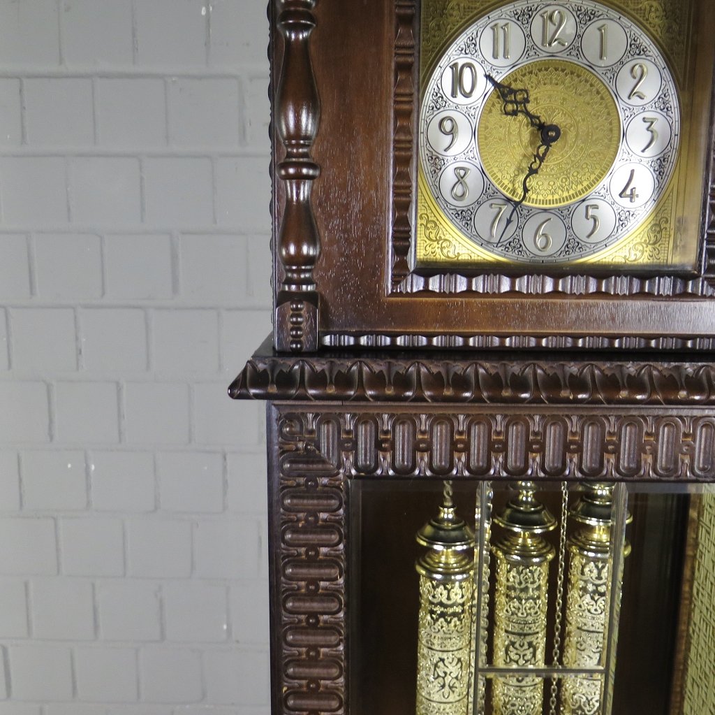 Standuhr Uhr Nussbaum Westminster