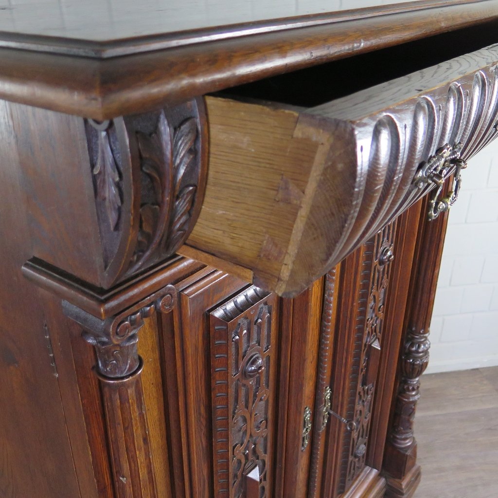 Vertiko Gründerzeit 1880 Eiche