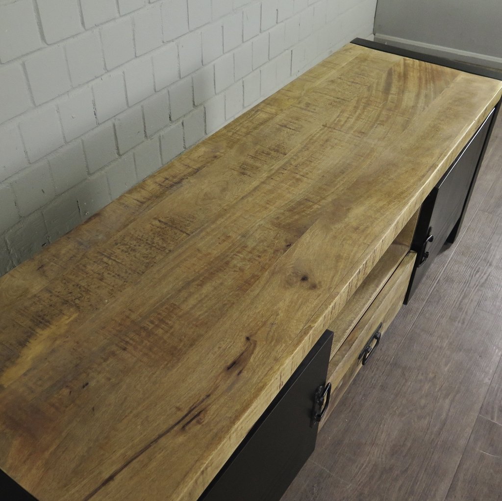 Lowboard TV-Möbel Mangoholz 1,50 m