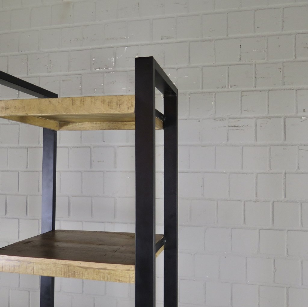 Hochschrank Regal Mangoholz 0,55 m