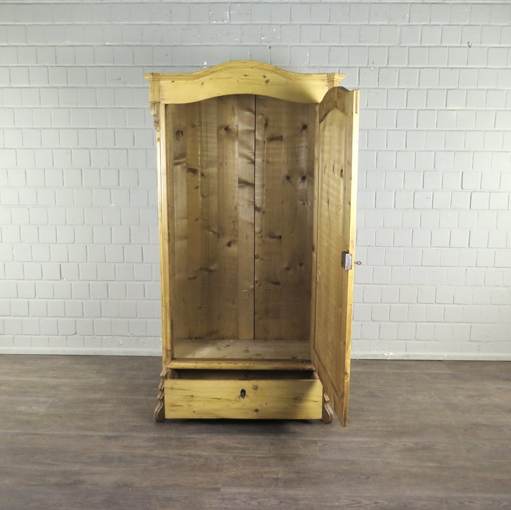 Kleiderschrank Schrank Louis Philippe 1860 Kiefer