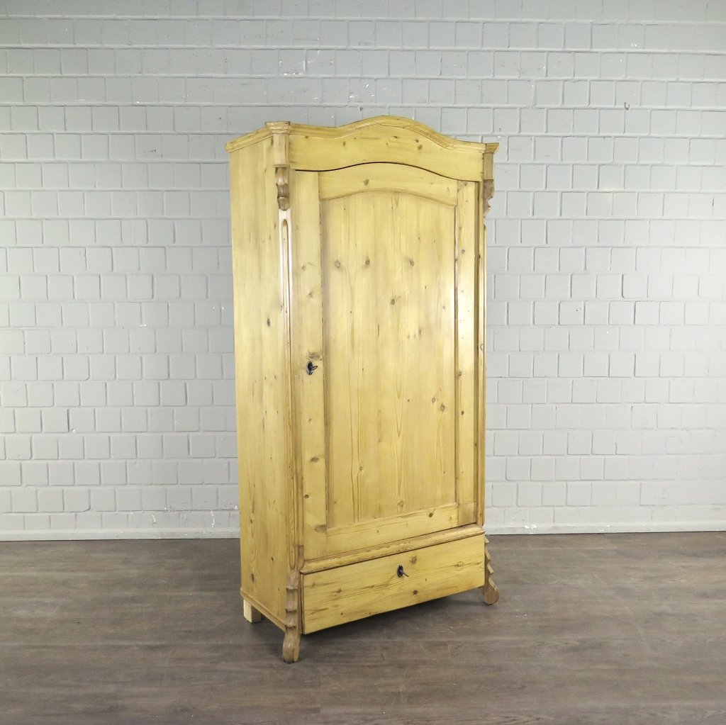 Kleiderschrank Schrank Louis Philippe 1860 Kiefer  