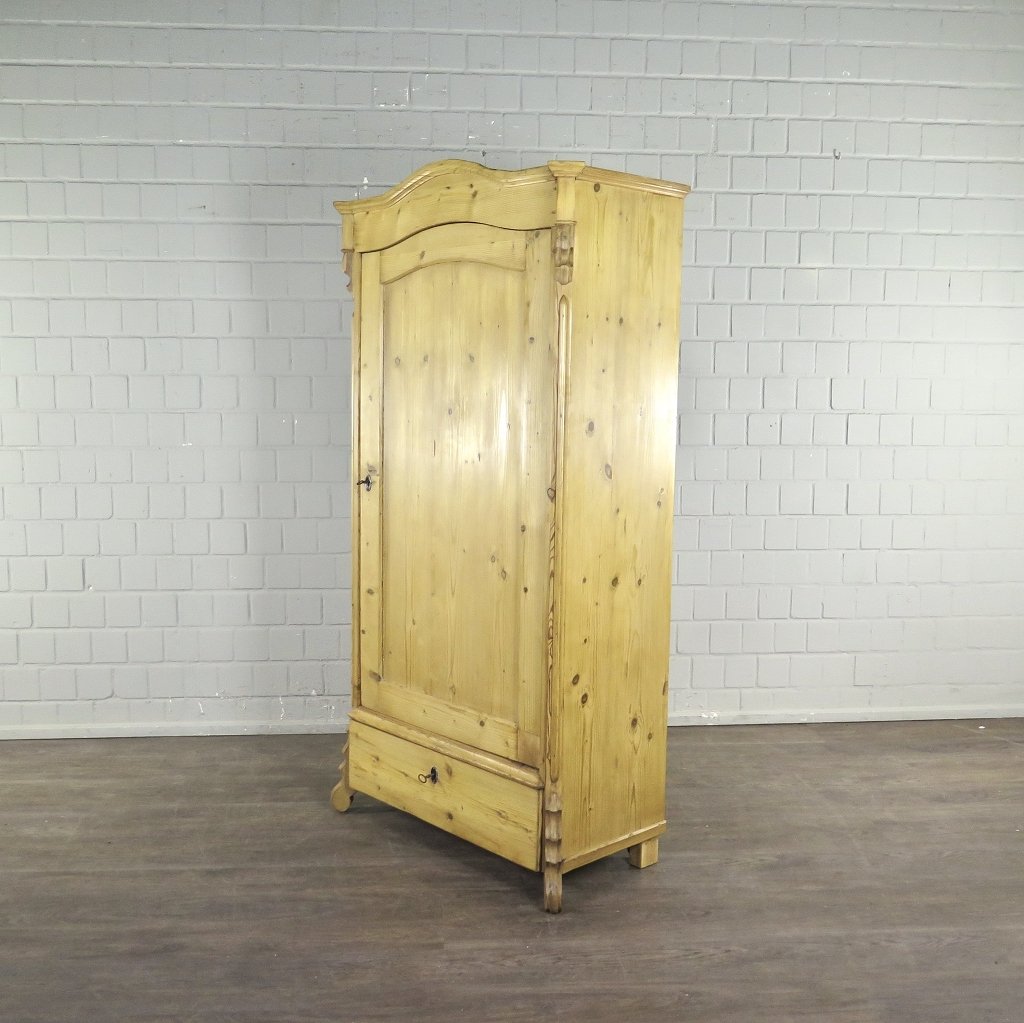 Kleiderschrank Schrank Louis Philippe 1860 Kiefer