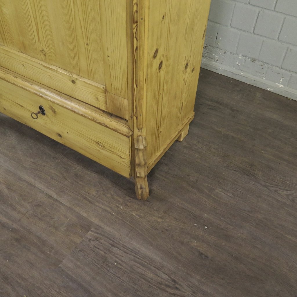Kleiderschrank Schrank Louis Philippe 1860 Kiefer