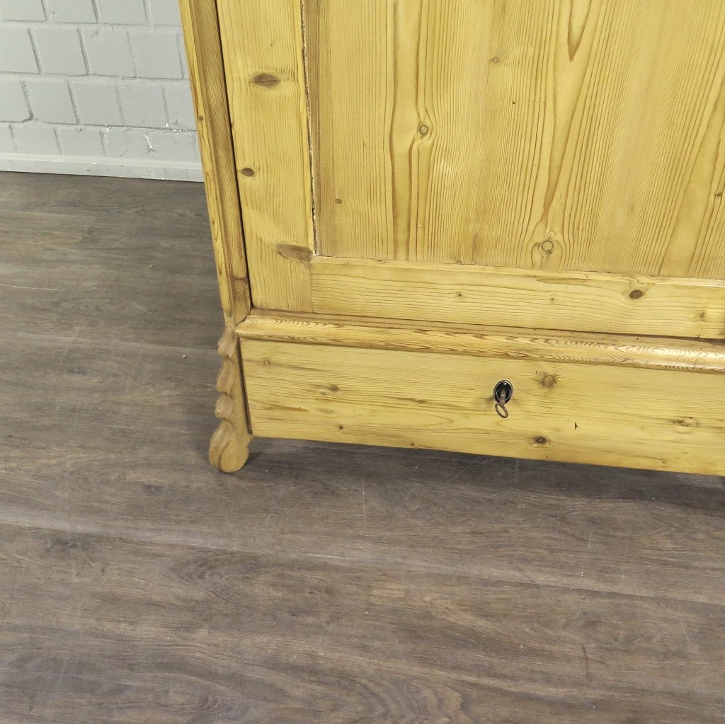 Kleiderschrank Schrank Louis Philippe 1860 Kiefer