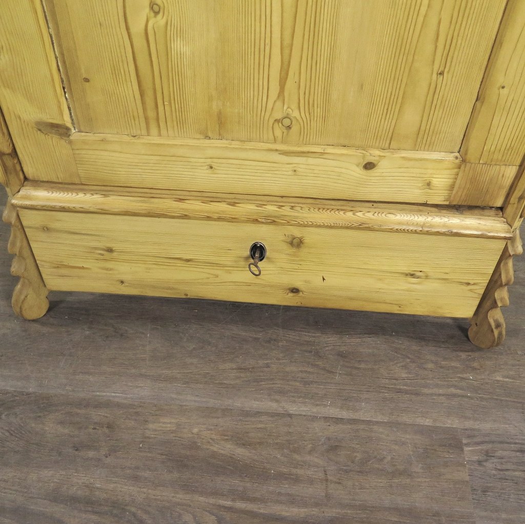 Kleiderschrank Schrank Louis Philippe 1860 Kiefer