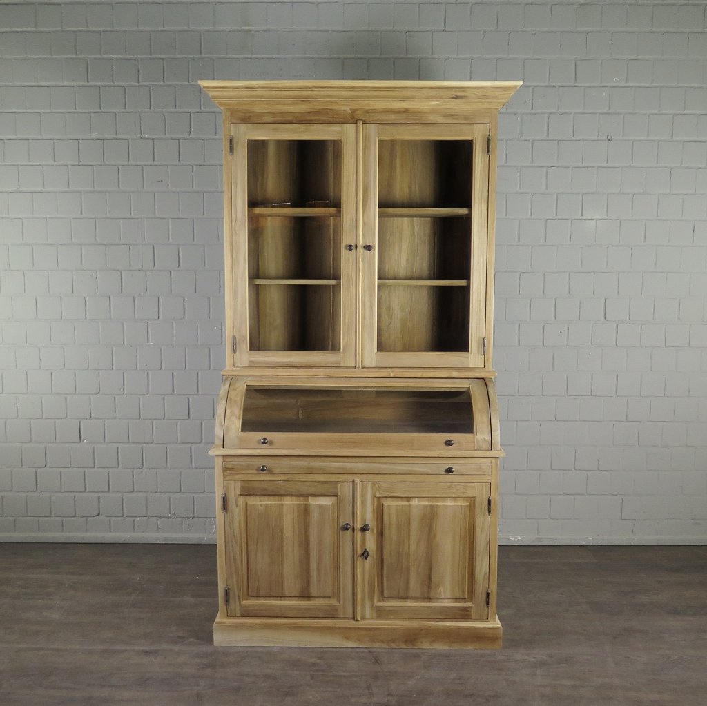 Buffetschrank Vitrine 1,22 m Teakholz