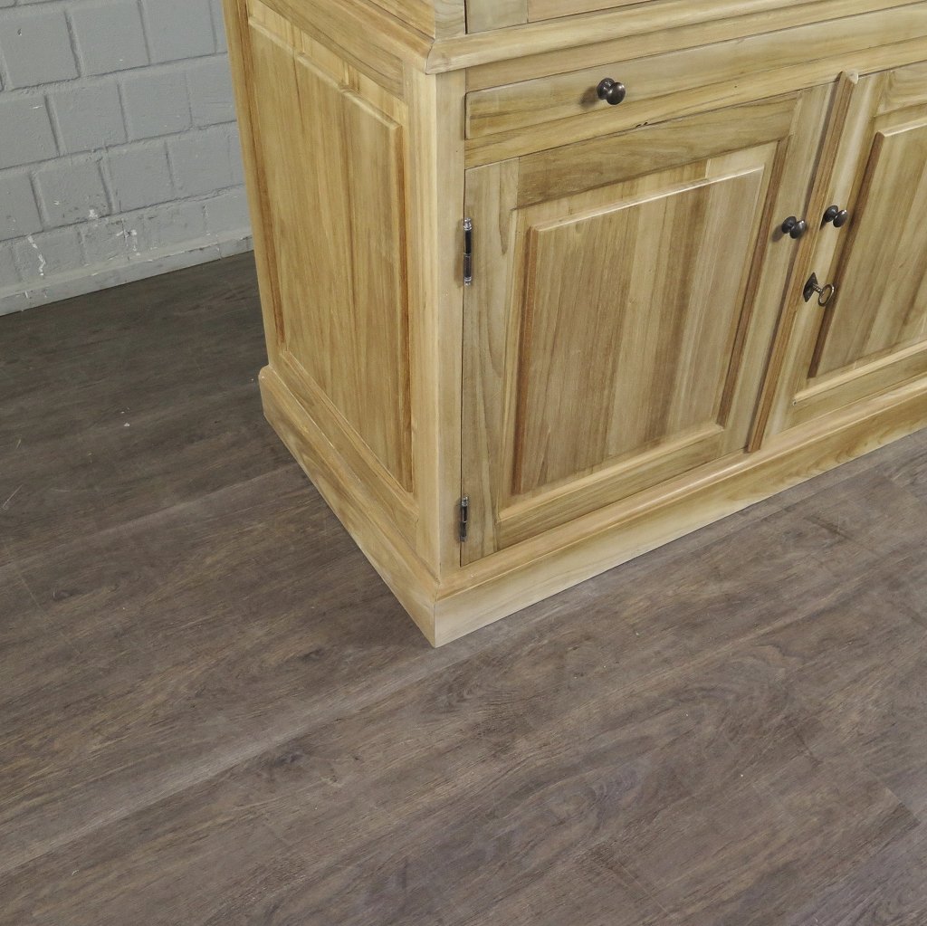 Buffetschrank Vitrine 1,22 m Teakholz