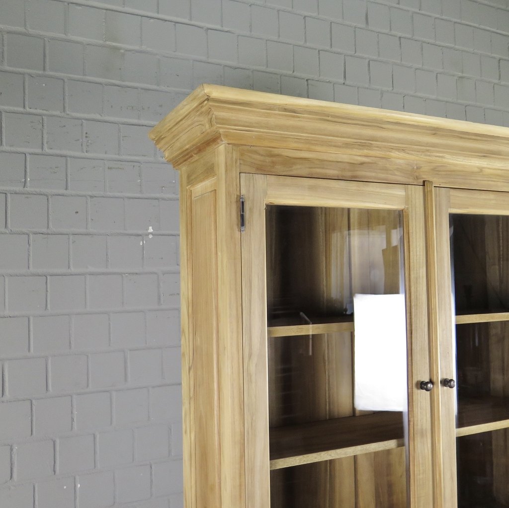 Buffetschrank Vitrine 1,22 m Teakholz