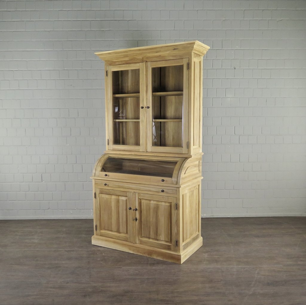 Buffetschrank Vitrine 1,22 m Teakholz
