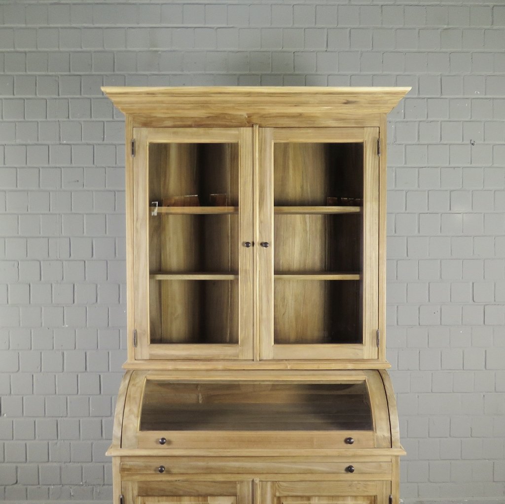 Buffetschrank Vitrine 1,22 m Teakholz