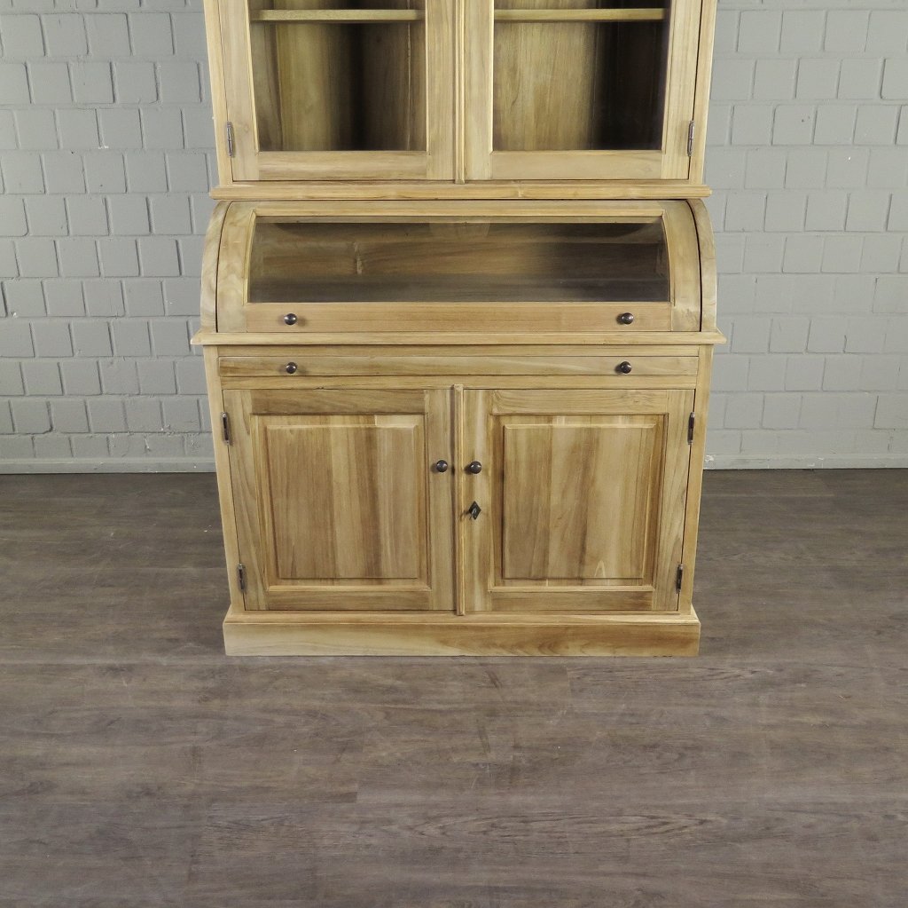 Buffetschrank Vitrine 1,22 m Teakholz