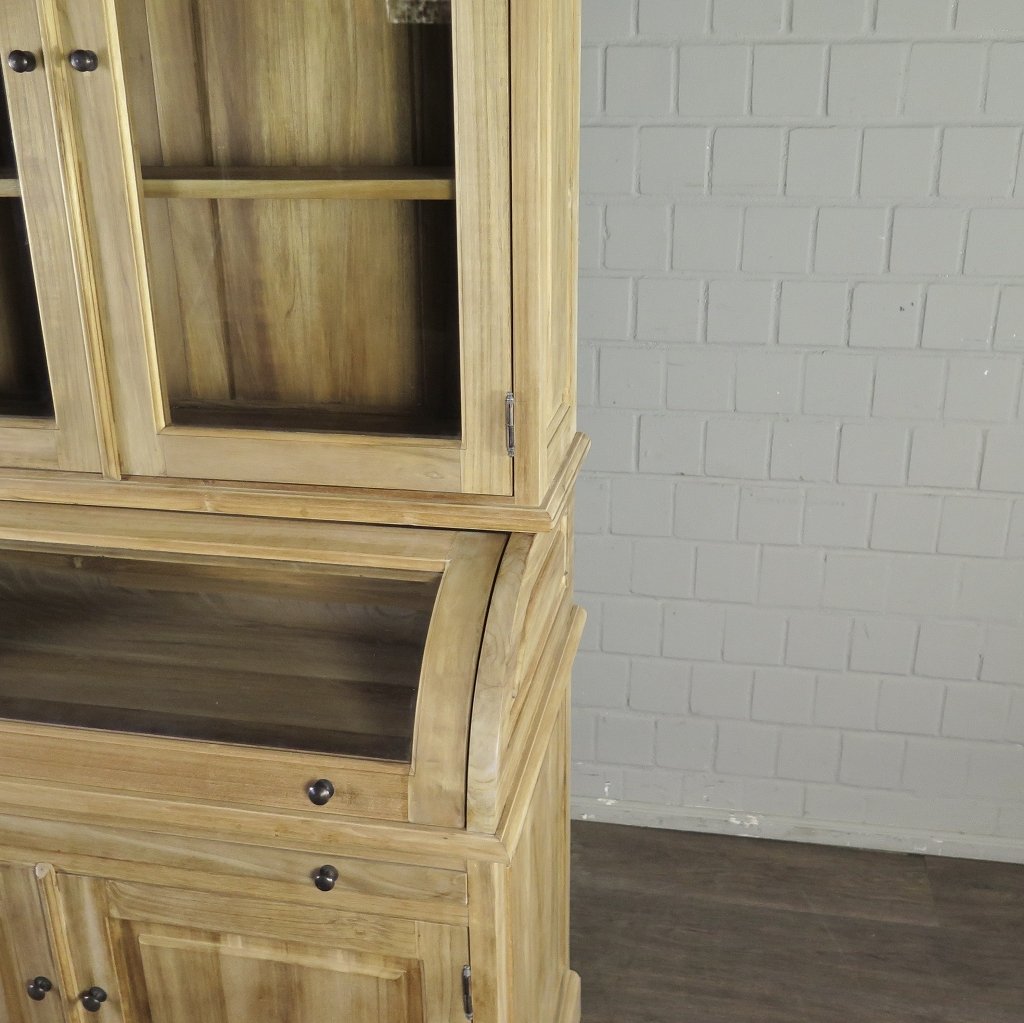 Buffetschrank Vitrine 1,22 m Teakholz