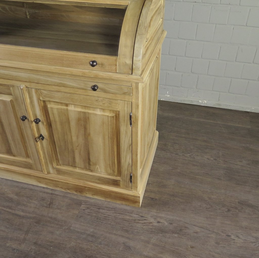 Buffetschrank Vitrine 1,22 m Teakholz