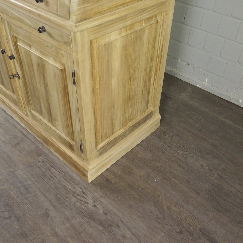 Buffetschrank Vitrine 1,22 m Teakholz