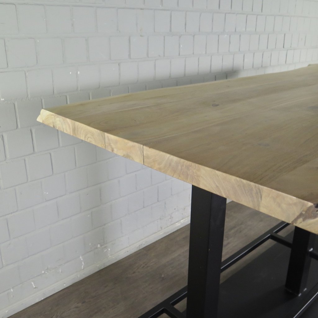 Stehtisch Bartisch Mangoholz 2,20 m x 1,00 m