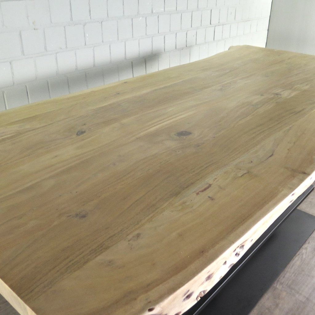 Stehtisch Bartisch Mangoholz 2,20 m x 1,00 m