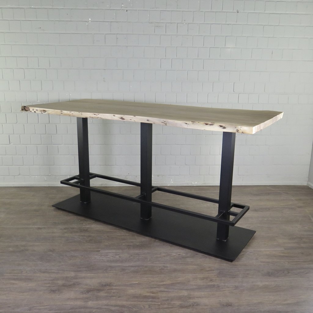 Stehtisch Bartisch Mangoholz 2,20 m x 1,00 m