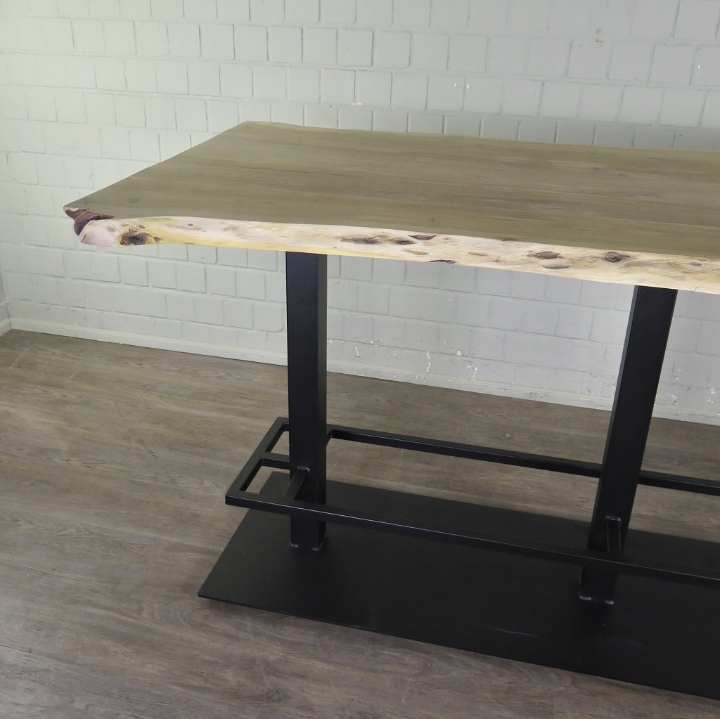 Stehtisch Bartisch Mangoholz 2,20 m x 1,00 m