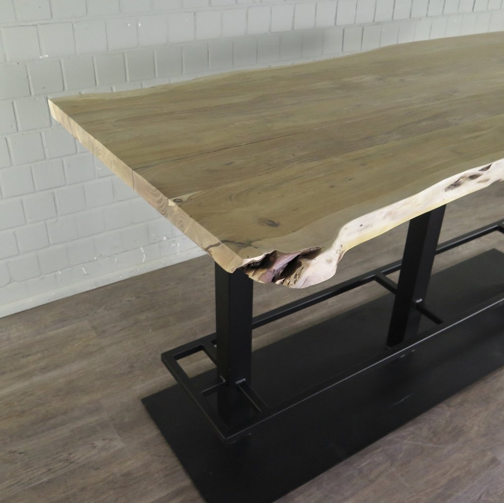 Stehtisch Bartisch Mangoholz 2,20 m x 1,00 m