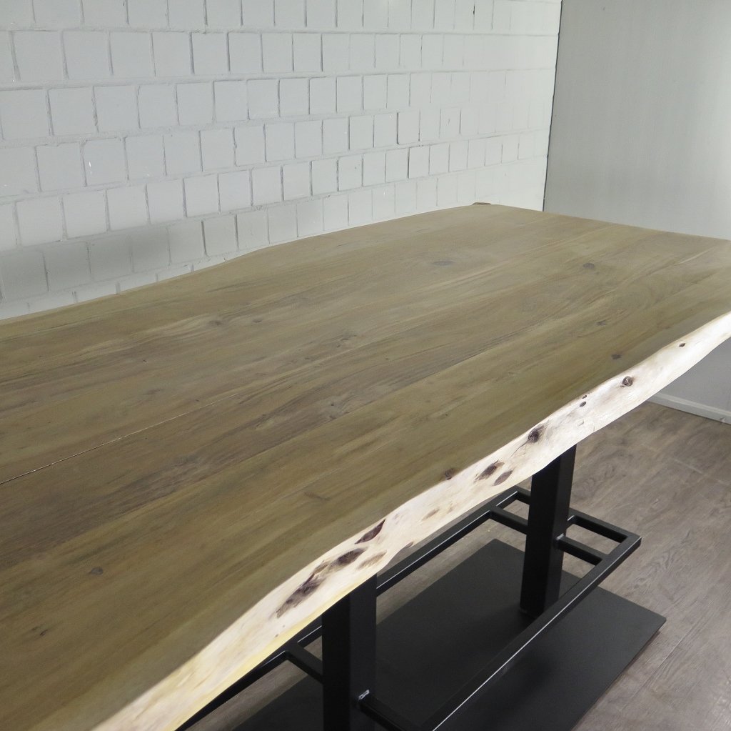 Stehtisch Bartisch Mangoholz 2,20 m x 1,00 m