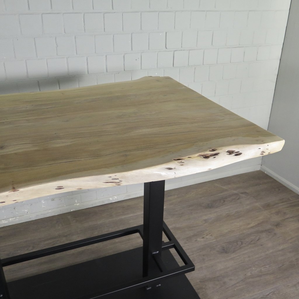 Stehtisch Bartisch Mangoholz 2,20 m x 1,00 m