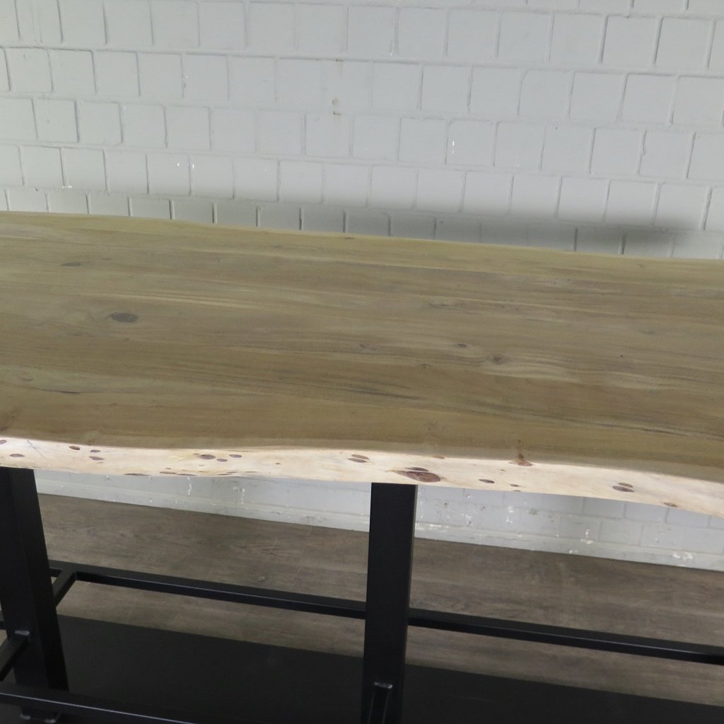 Stehtisch Bartisch Mangoholz 2,20 m x 1,00 m