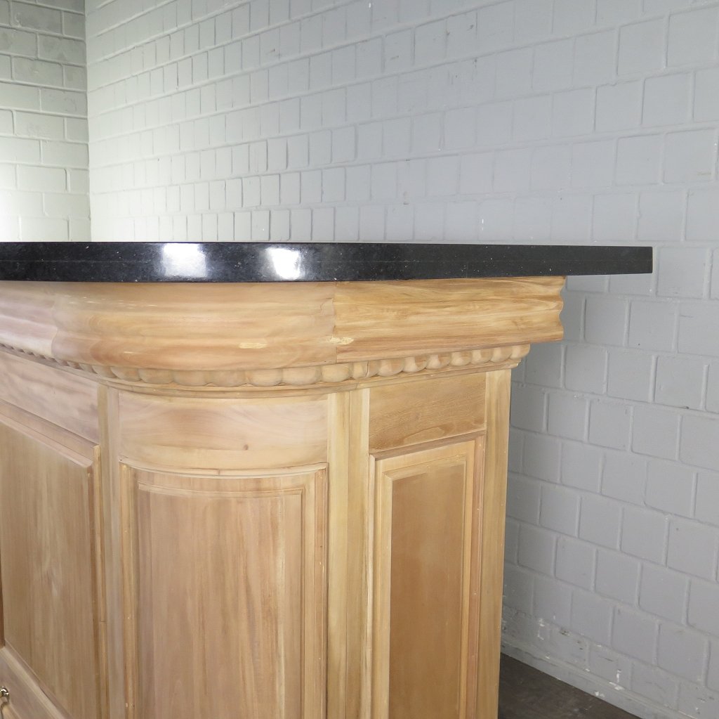 Englische Bar Theke Mahagoni 1,65 m