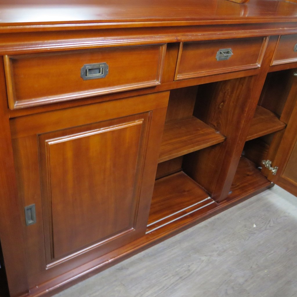 Hausbar Theke Mahagoni 2,35 m