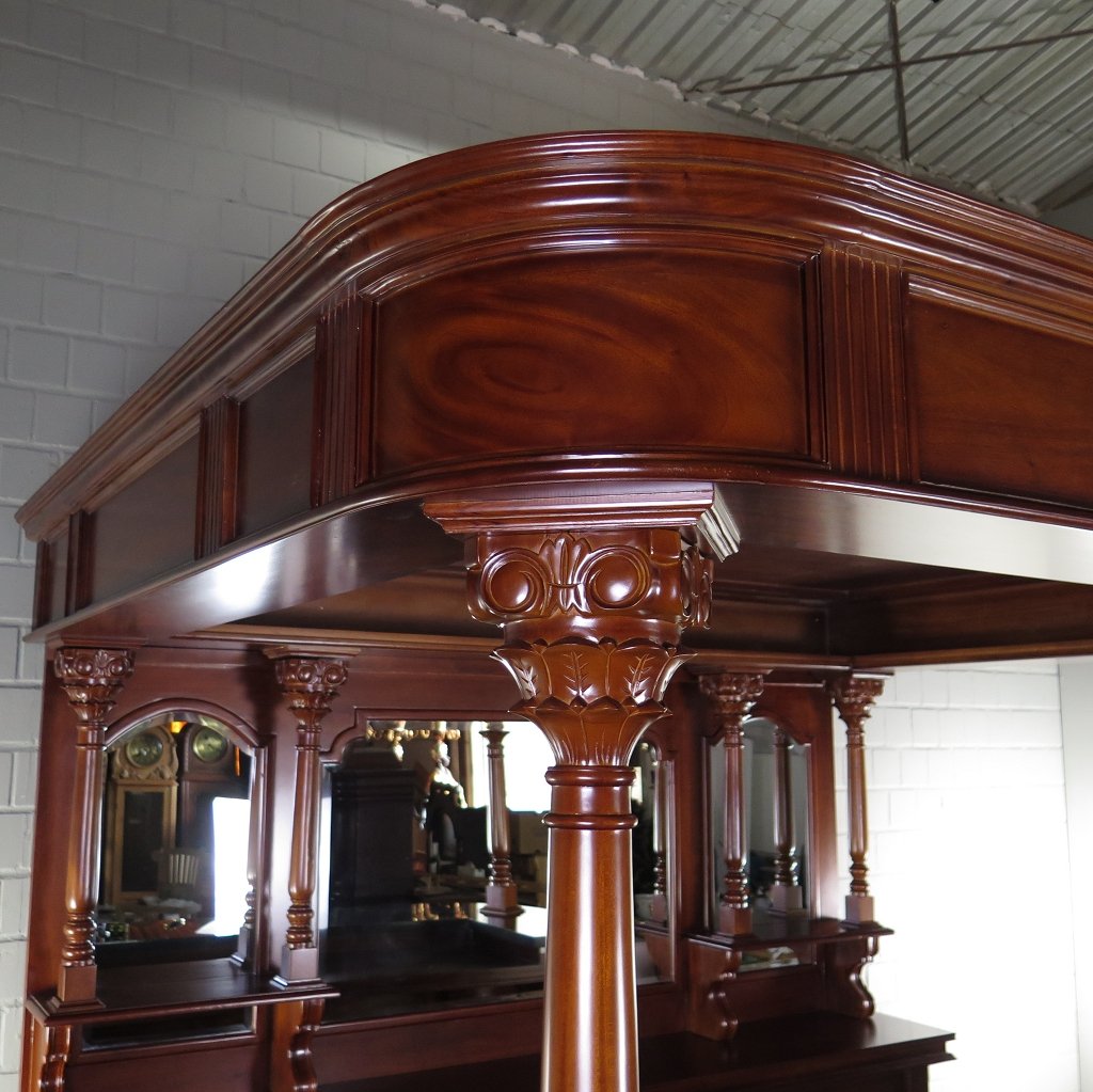 Hausbar Theke Mahagoni 2,35 m