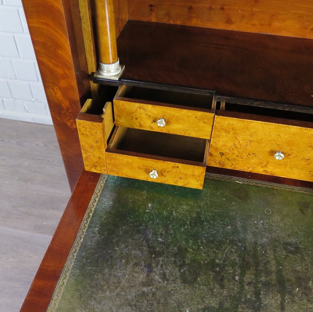 Sekretär Biedermeier 1850 Mahagoni