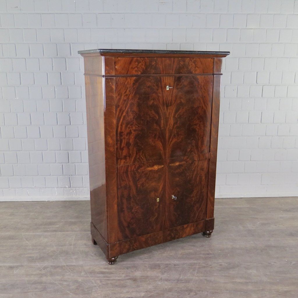 Sekretär Biedermeier 1850 Mahagoni