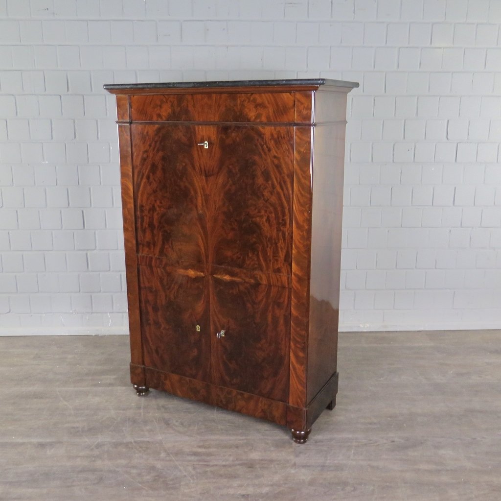 Sekretär Biedermeier 1850 Mahagoni