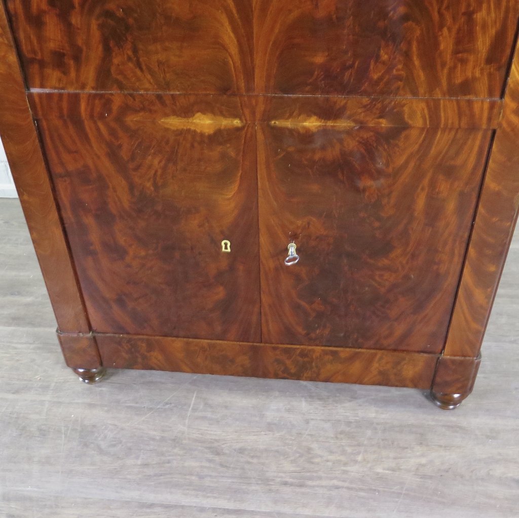 Sekretär Biedermeier 1850 Mahagoni