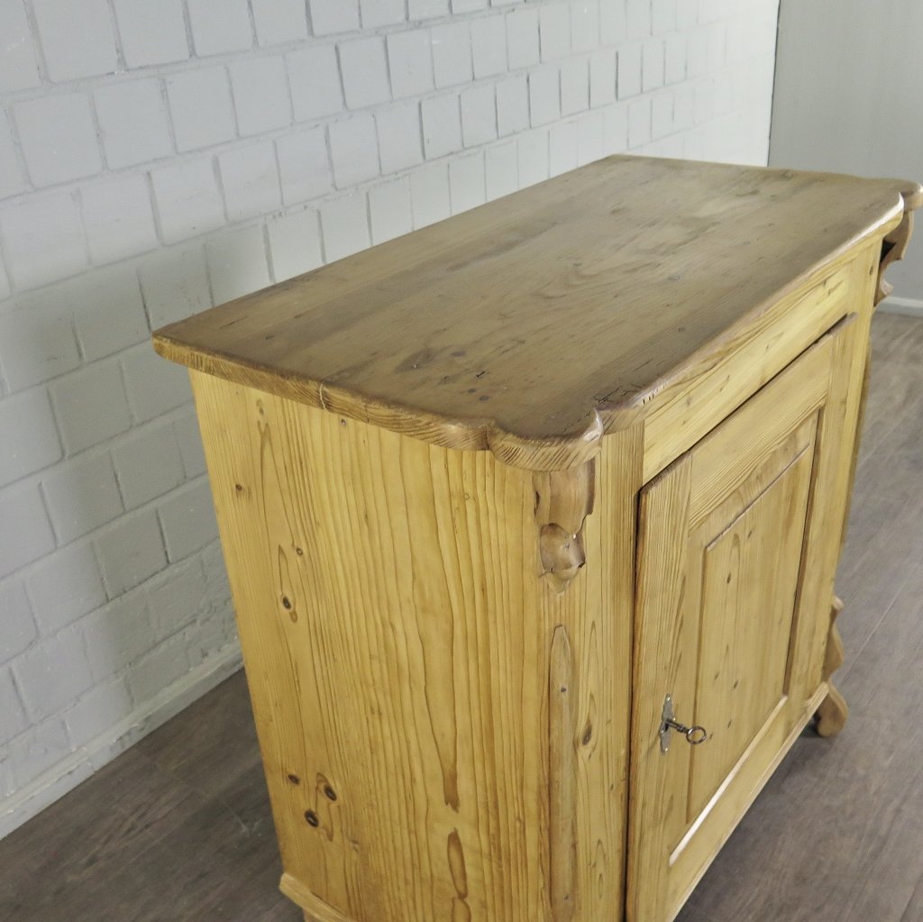 Beistellschrank Halbschrank Louis Philippe 1860 Kiefer