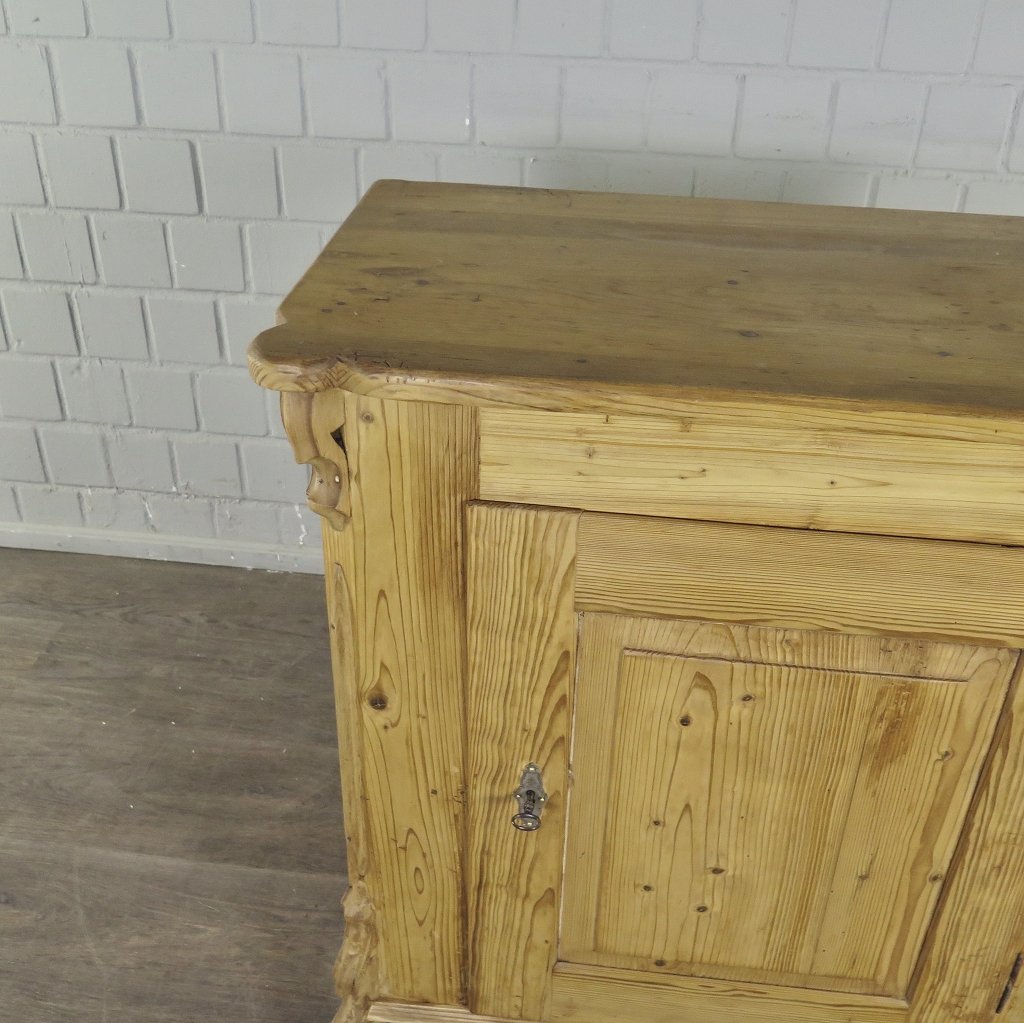 Beistellschrank Halbschrank Louis Philippe 1860 Kiefer