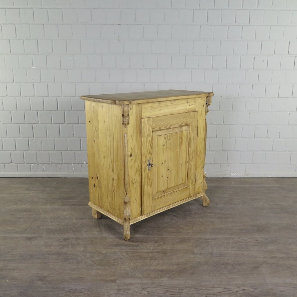 Beistellschrank Halbschrank Louis Philippe 1860 Kiefer     