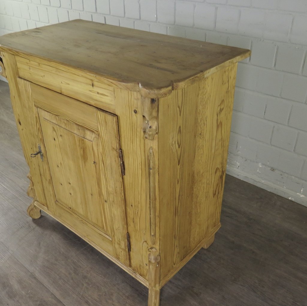 Beistellschrank Halbschrank Louis Philippe 1860 Kiefer