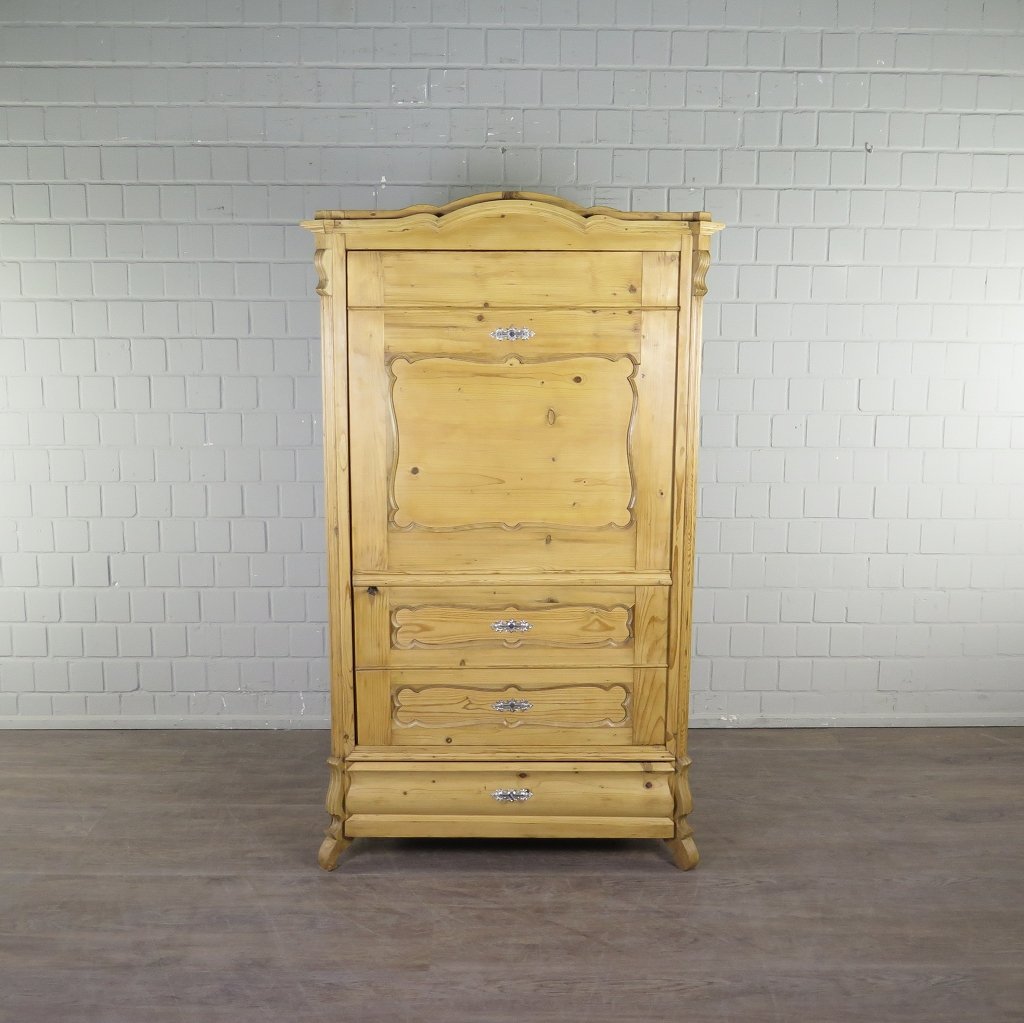 Blender Sekretär Schrank Louis Philippe 1860 Kiefer