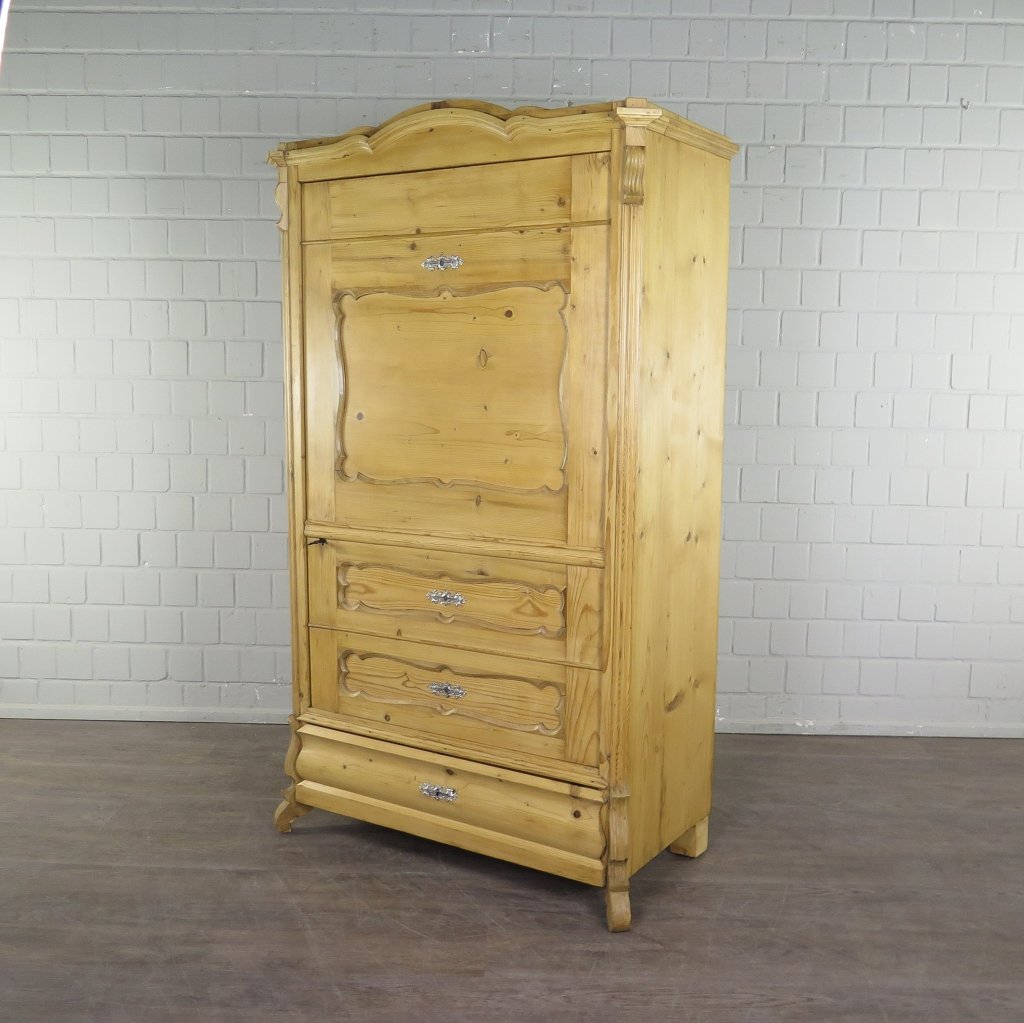 Blender Sekretär Schrank Louis Philippe 1860 Kiefer