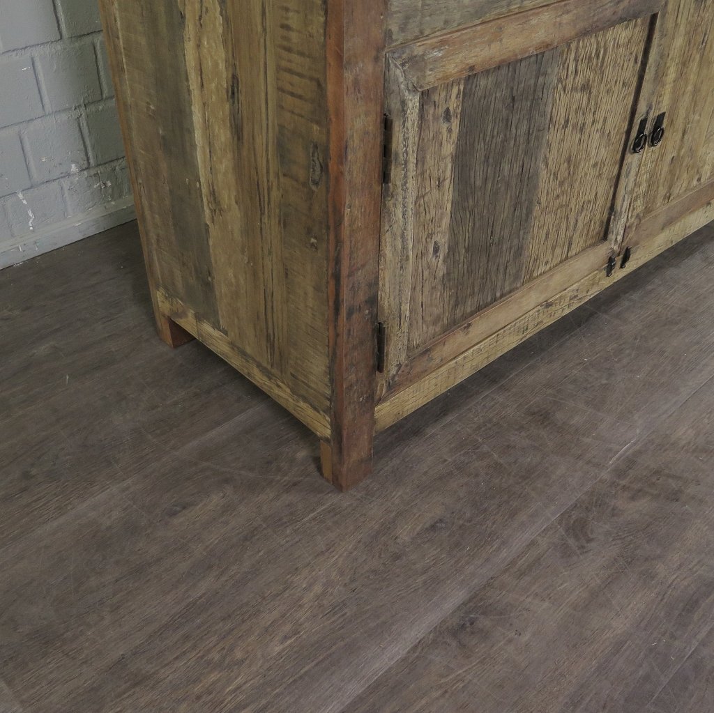 Vitrine Bücherschrank Teakholz 1,30 m